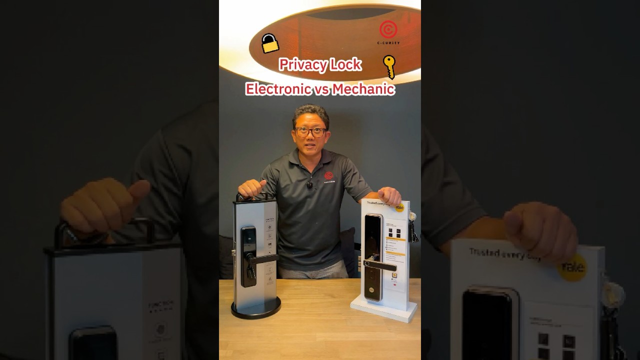 Digital Door Lock ที่มีระบบล็อกจากข้างในได้เป็นยังไง? 🔒  #digitaldoorlock  #CCURITY  #smarthome