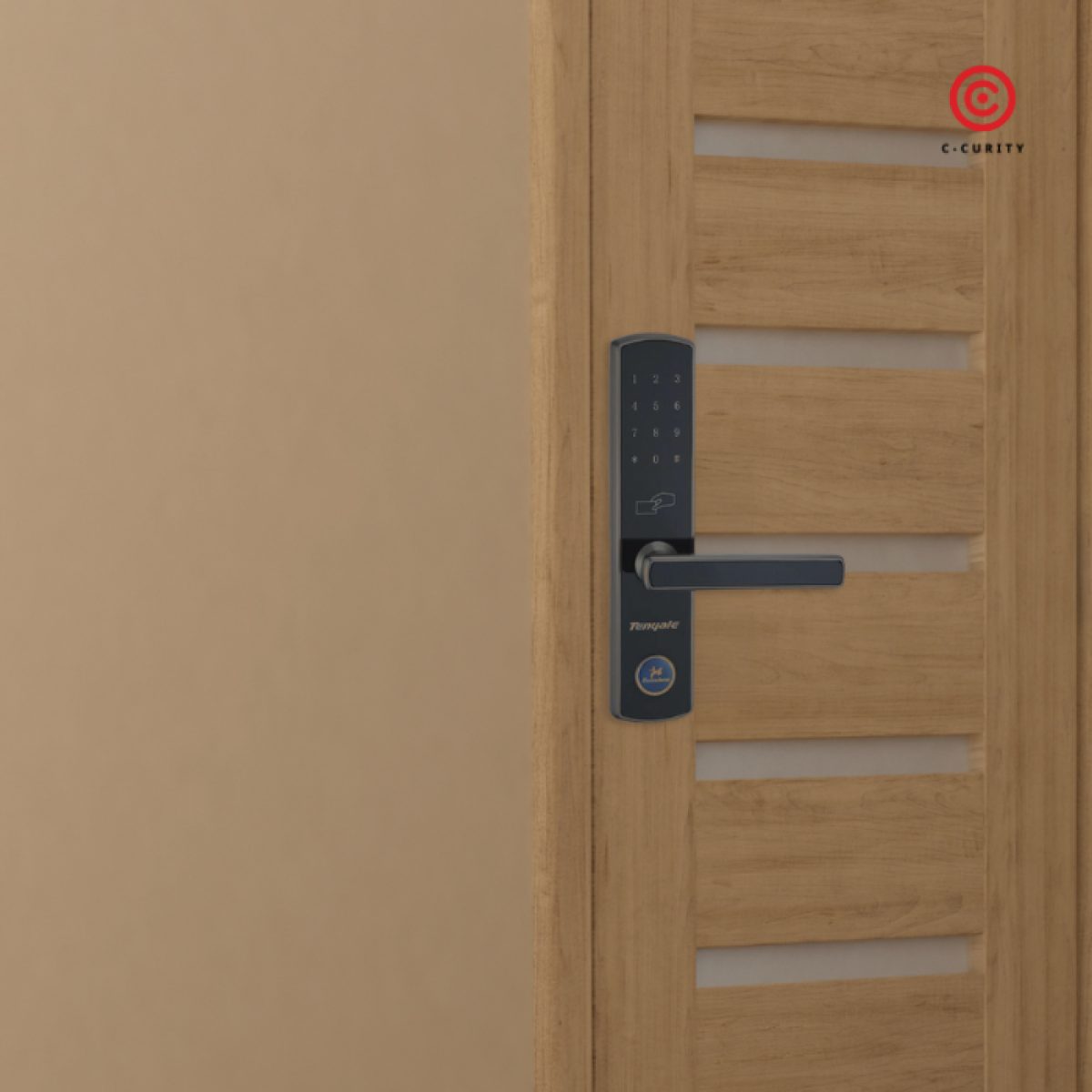 C-CURITY Digital Door Lock Smart Lock กลอนประตูดิจิตอล 3 ระบบ DMB304 3 unlocking ways