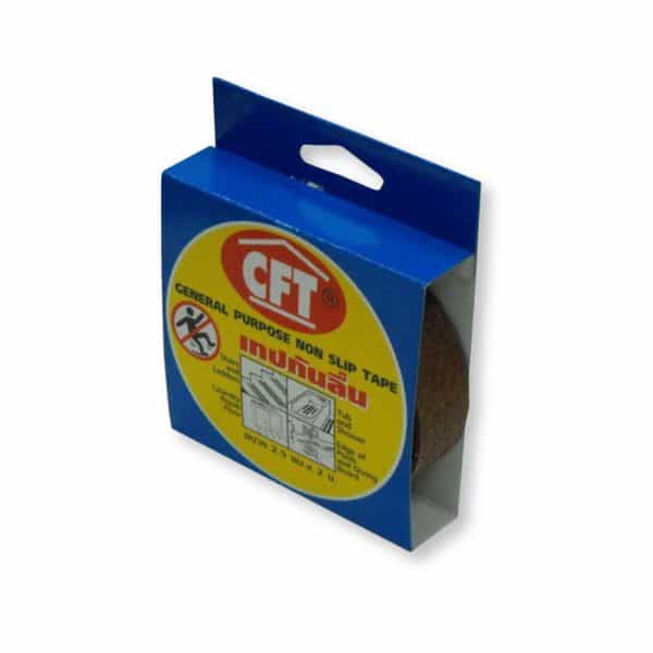 เทปกันลื่น-สีนํ้าตาล-ม้วนเล็ก