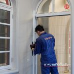 C-CURITY Digital Door Lock Aluminum Installation Service บริการติดตั้งกลอนประตูดิจิตอลบานอลูมิเนียม