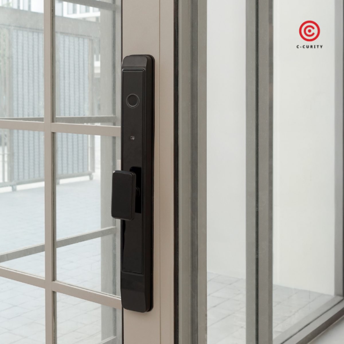 กลอนดิจิตล DMB5038 Smart Locks ประตูบานเลื่อน ประตูอลูมิเนียม กลอนดิจิตอลบานเลื่อน กันน้ำ