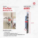 การเลือกกลอนประตู Mortise ขนาด 6085 สำหรับ เปลี่ยนประตูเป็น Digital Door Lock