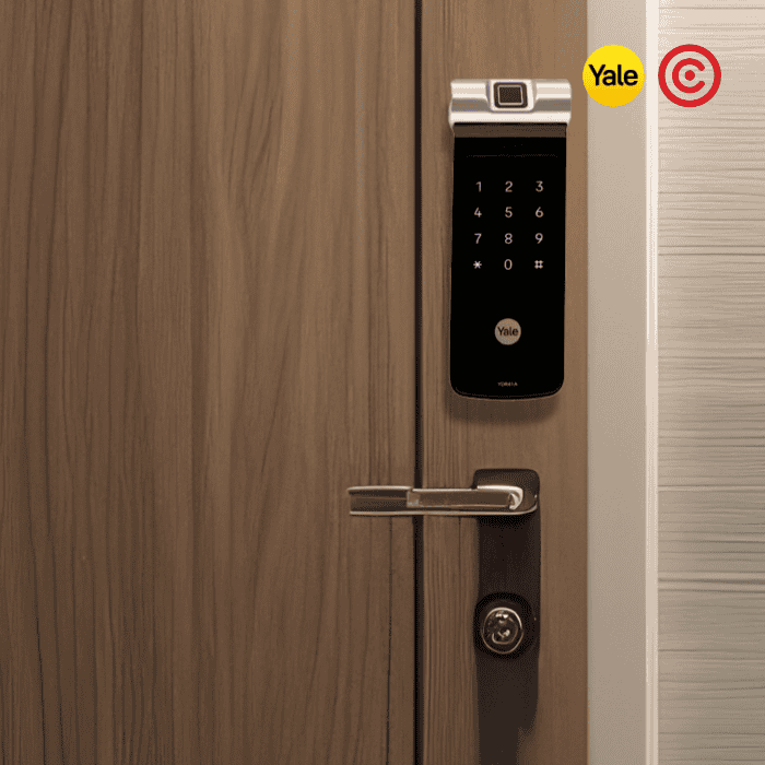 Yale YDR41A Digital Door Lock Smart Rim Lock Yale YDR41A Digital Door Lock Smart Rim Lock