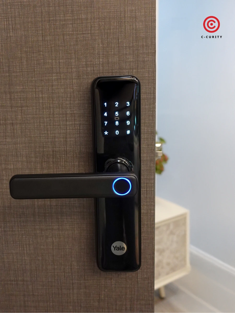กลอนประตูดิจิตอลที่มีล็อคข้างใน Yale YDME50NxT Privacy Lock Digital Door Lock ล็อคจากข้างใน ด้วยระบบอิเล็กทรอนิกส์