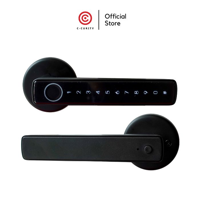 ลูกบิดประตูดิจิตอล C-CURITY Digital Door Lock Latch กลอนดิจิตอลลูกบิด
