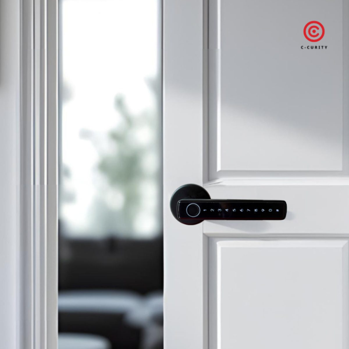 ลูกบิดดิจิตอล กลอนประตูดิจิตอลลูกบิด C-CURITY Digital Door Lock Smart Lock