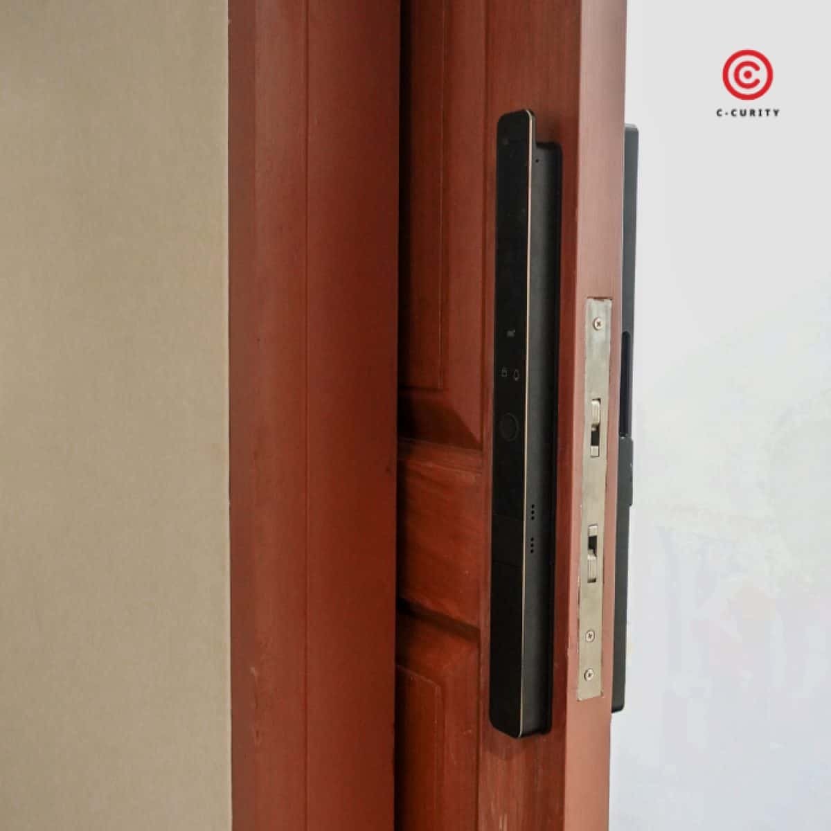 Waterproof Digital Door Lock for sliding door กลอนประตูดิจิตอลกันน้ำ บานเลื่อน ประตูอลูมิเนียม ใช้กับประตูที่มีมุ้งลวดได้