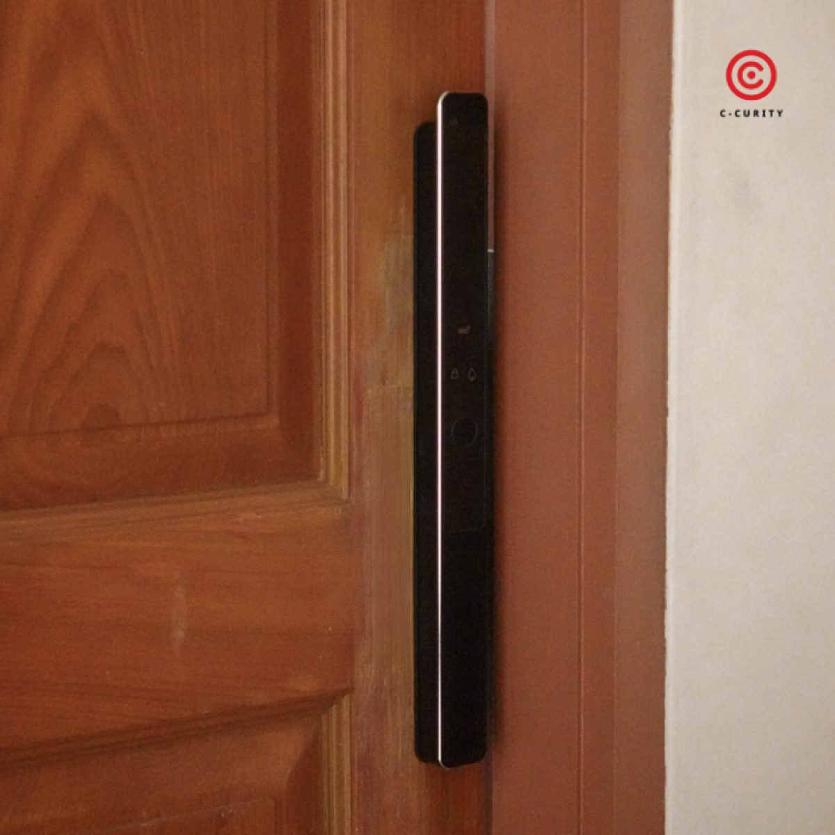 Waterproof Digital Door Lock for sliding door กลอนประตูดิจิตอลกันน้ำ บานเลื่อน บานอลูมิเนียม ติดกับประตูมุ้งลวดได้