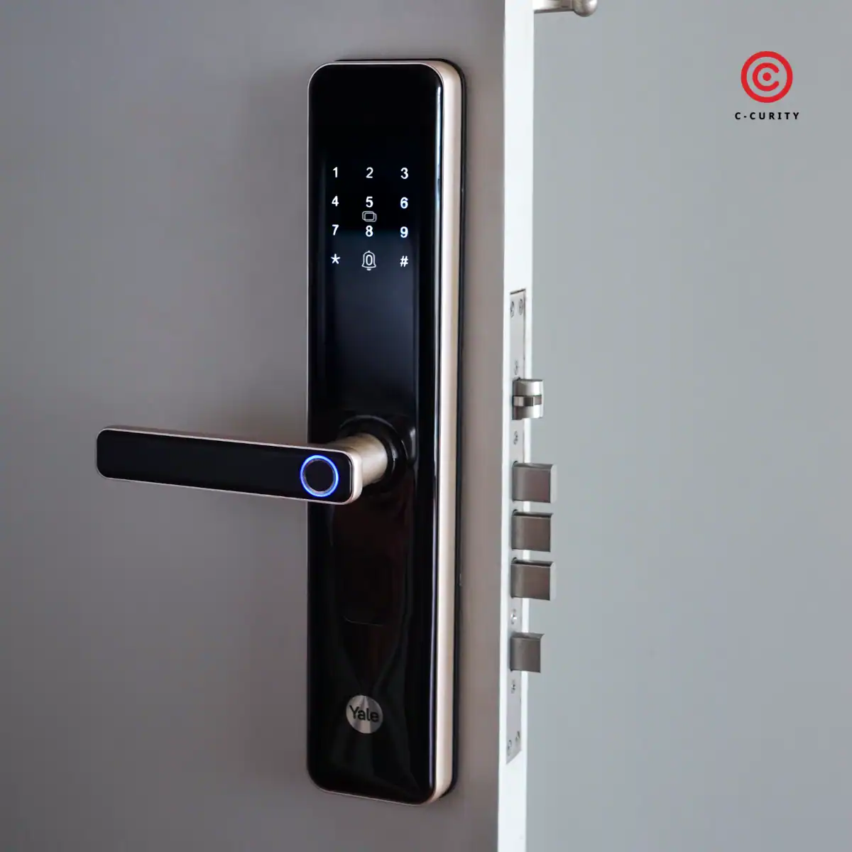 กลอนดิจิตอล Yale YDME200NxT มีระบบล็อกจากข้างในได้ Digital Door Lock with Mechanic Privacy Lock