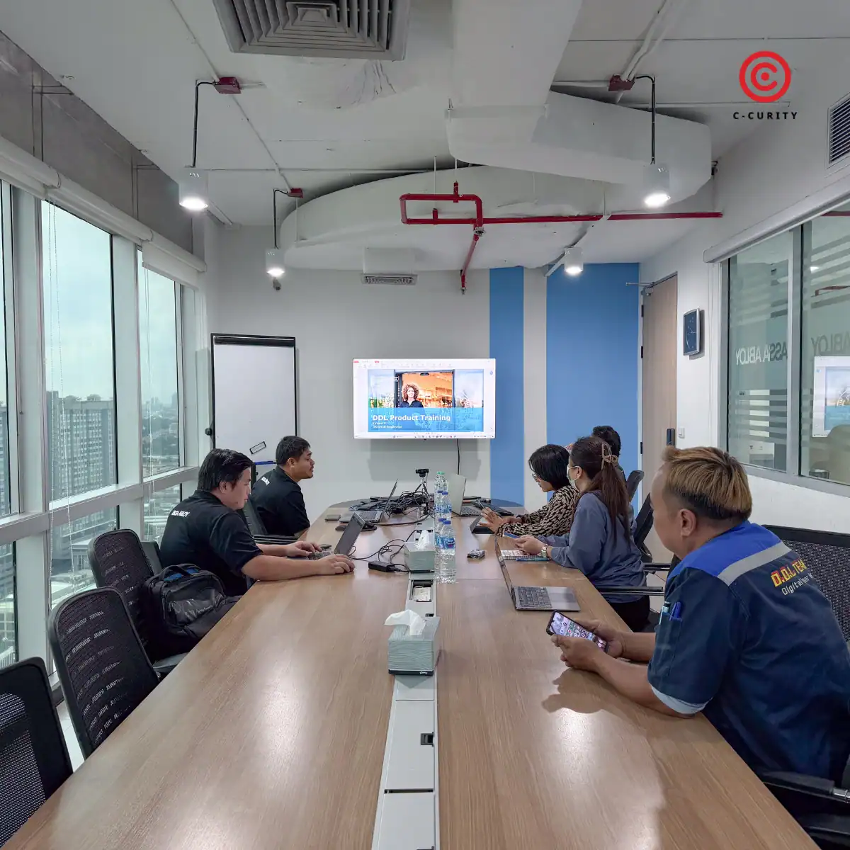 C-CURITY Yale Digital Door Lock Training with ASSA ABLOY การติดตั้งกลอนประตูดิจิตอล