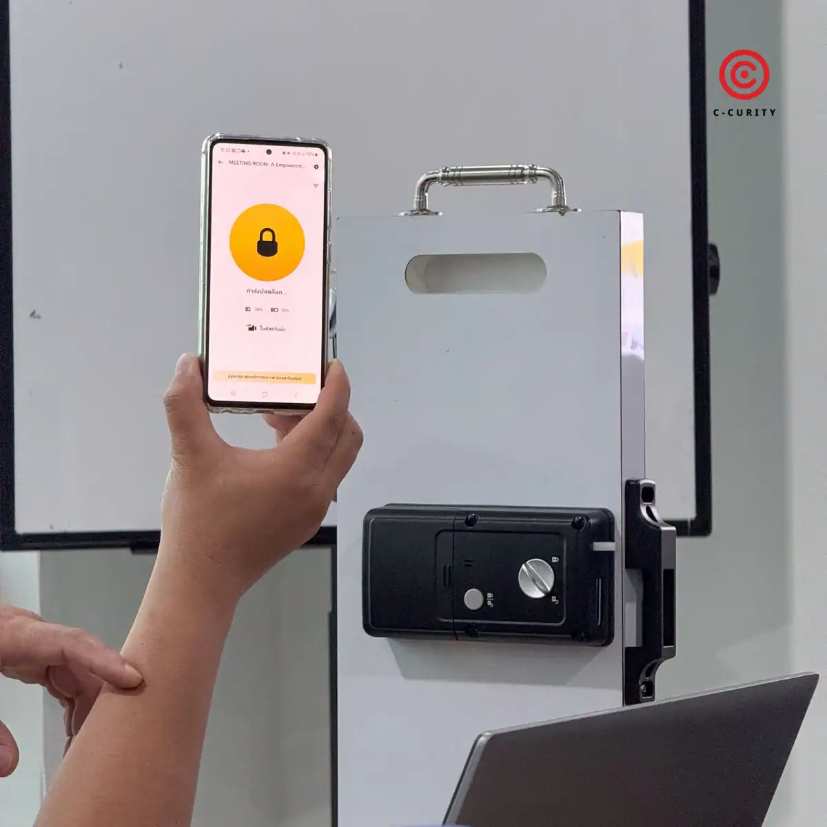 C-CURITY Yale Digital Door Lock Training with ASSA ABLOY บริการติดตั้งกลอนประตูดิจิตอล