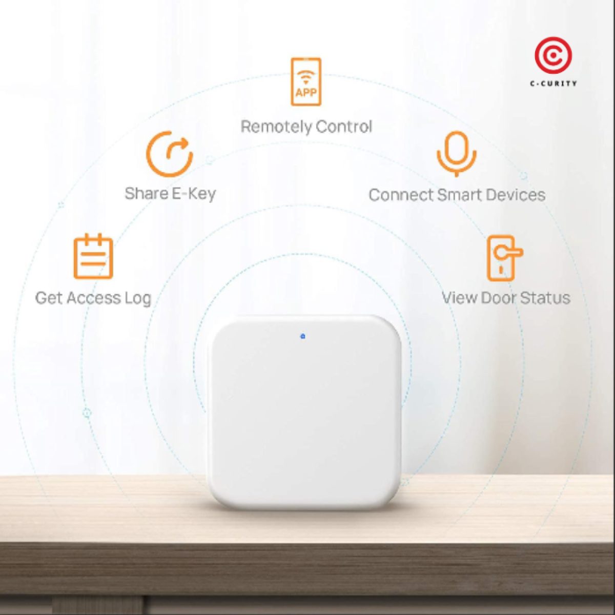 Wi-Fi Gateway Digital Door Lock Remote Control เกตเวย์ อุปกรณ์ปล่อยสัญญาณไวไฟ เชื่อมต่อกับกลอนประตูดิจิตอล ควบคุมระยะไกล - Image 2