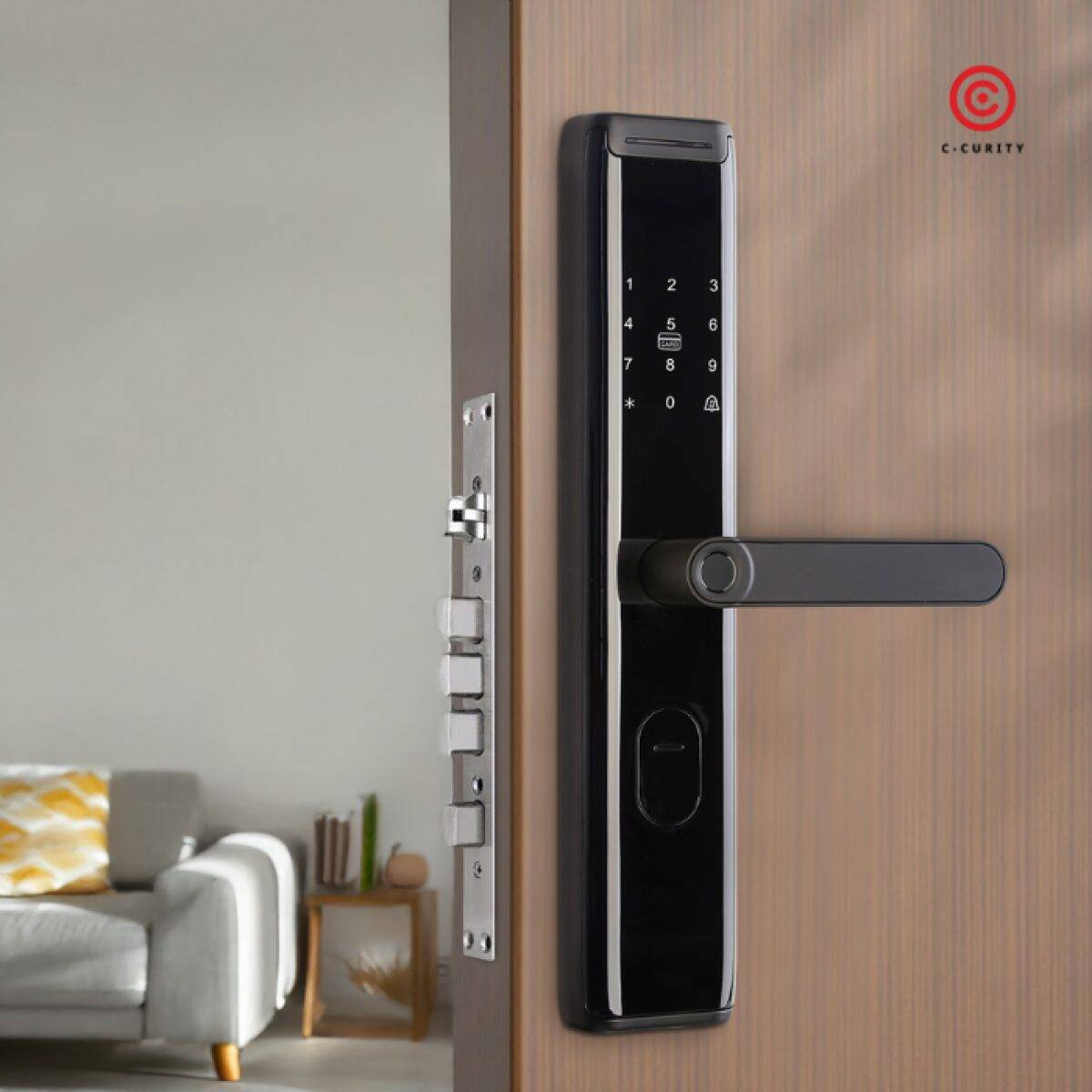 Digital Door Lock with Waterproof IP65 C-CURITY DMB54DP กลอนประตูดิจิตอล มาตรฐานกันน้ำ