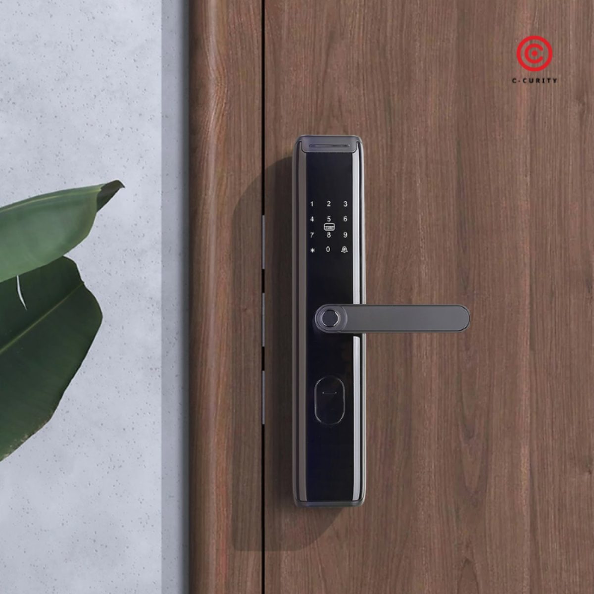 C-CURITY รุ่น DMB54DP Waterproof IP65 Digital Door Lock กลอนประตูดิจิตอล กันน้ำ 5 ระบบ - Image 3